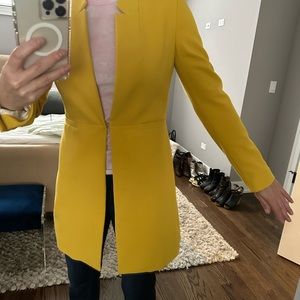 Long yellow blazer my Zara size S